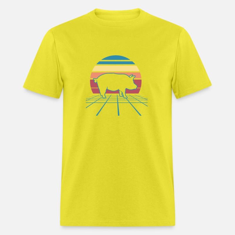 Pig Retro Silhoutte