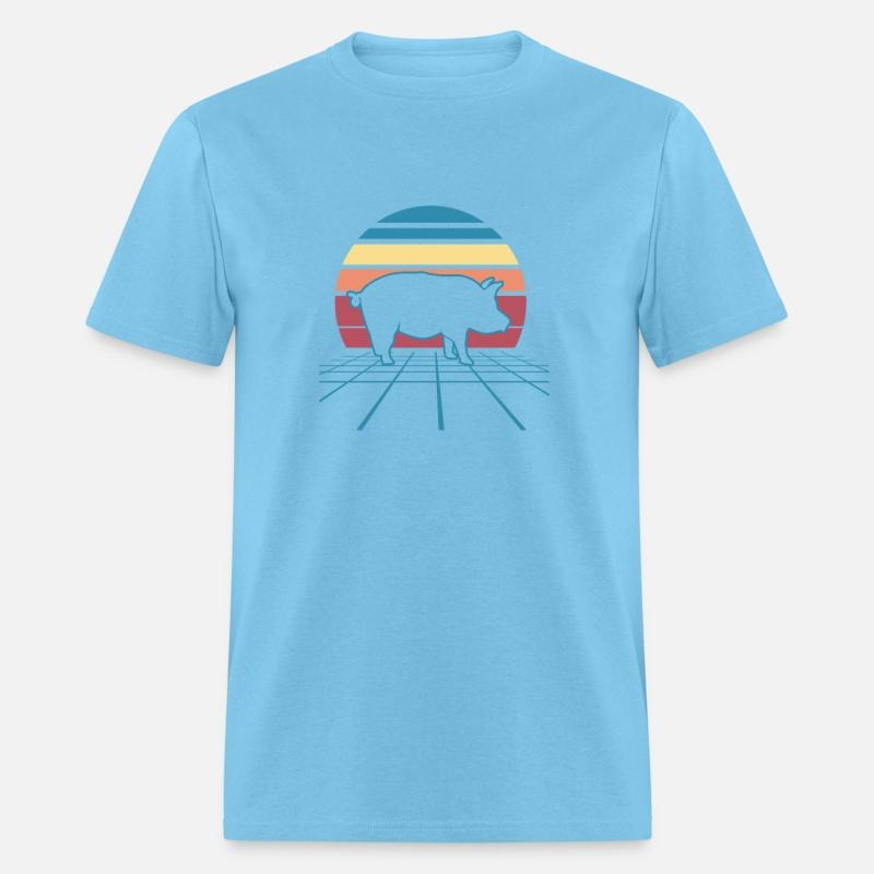 Pig Retro Silhoutte
