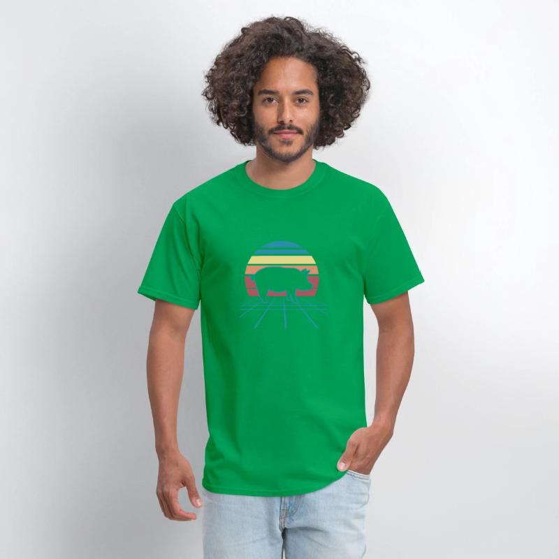 Pig Retro Silhoutte
