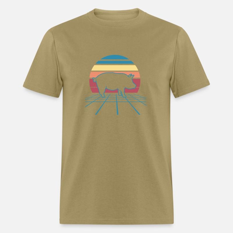 Pig Retro Silhoutte