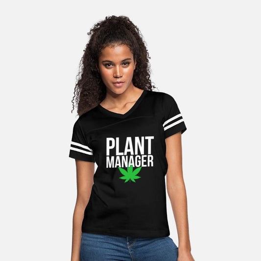 Plant Manager Marijuana Leaf Funny Weed Stoner