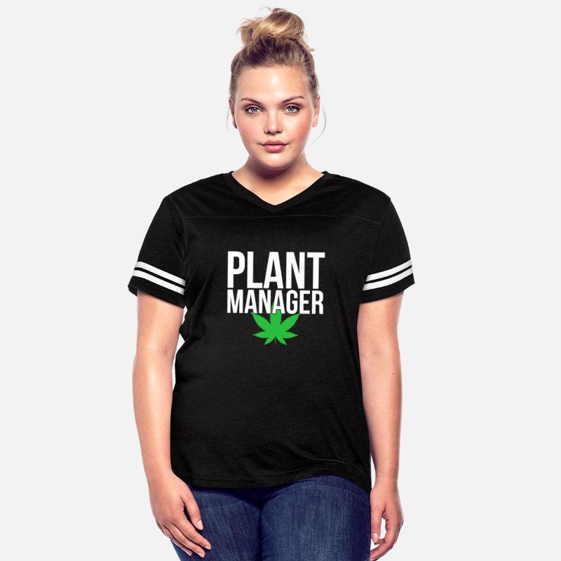 Plant Manager Marijuana Leaf Funny Weed Stoner
