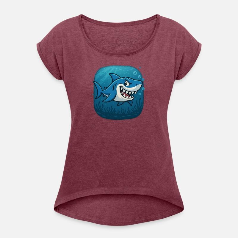 Playful Shark Underwater Scene