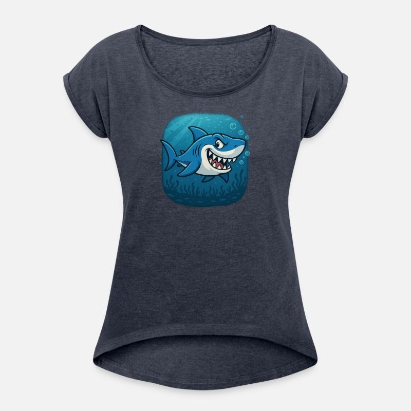 Playful Shark Underwater Scene