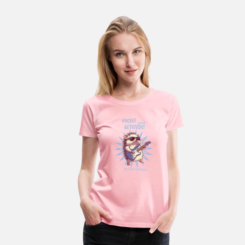 Pocket Sized Attitude Hedgehog t-shirt