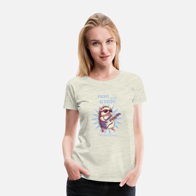 Pocket Sized Attitude Hedgehog t-shirt