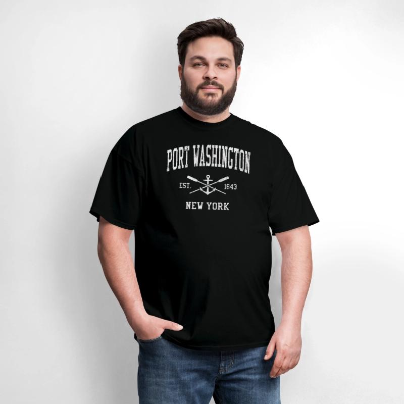 Port Washington Ny Crossed Oars Boat Anchor Sports