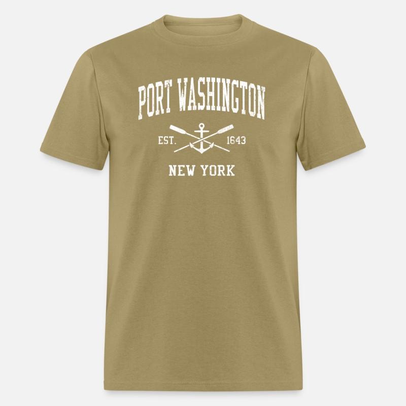 Port Washington Ny Crossed Oars Boat Anchor Sports