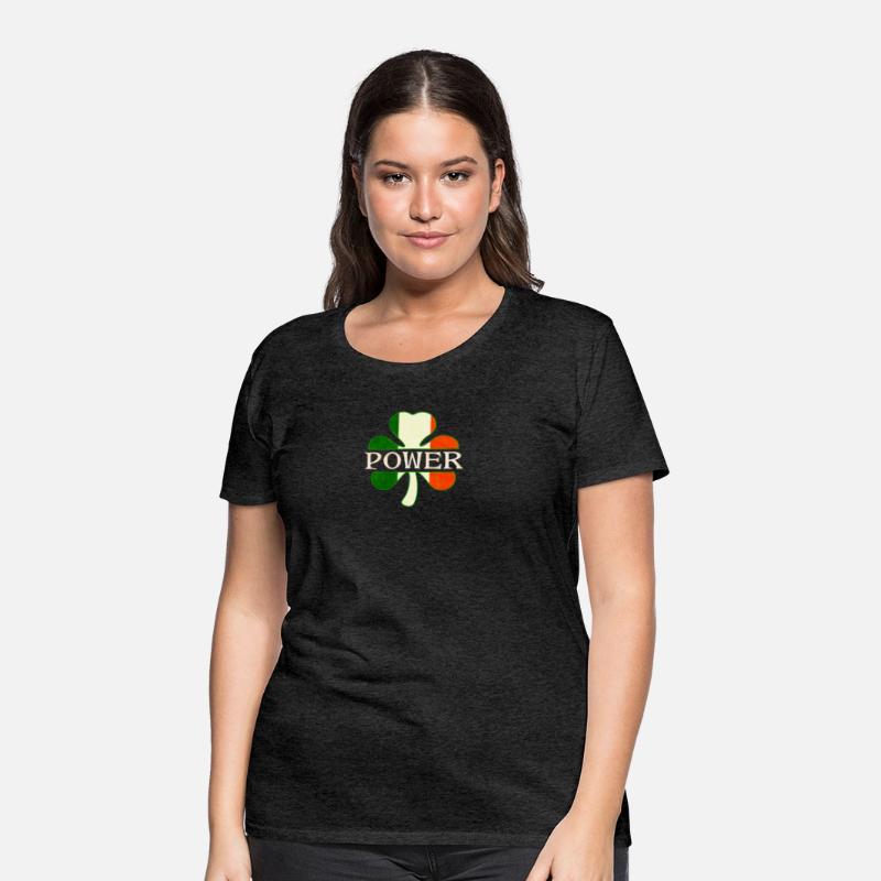 Power Irish Surname Ireland Flag Shamrock