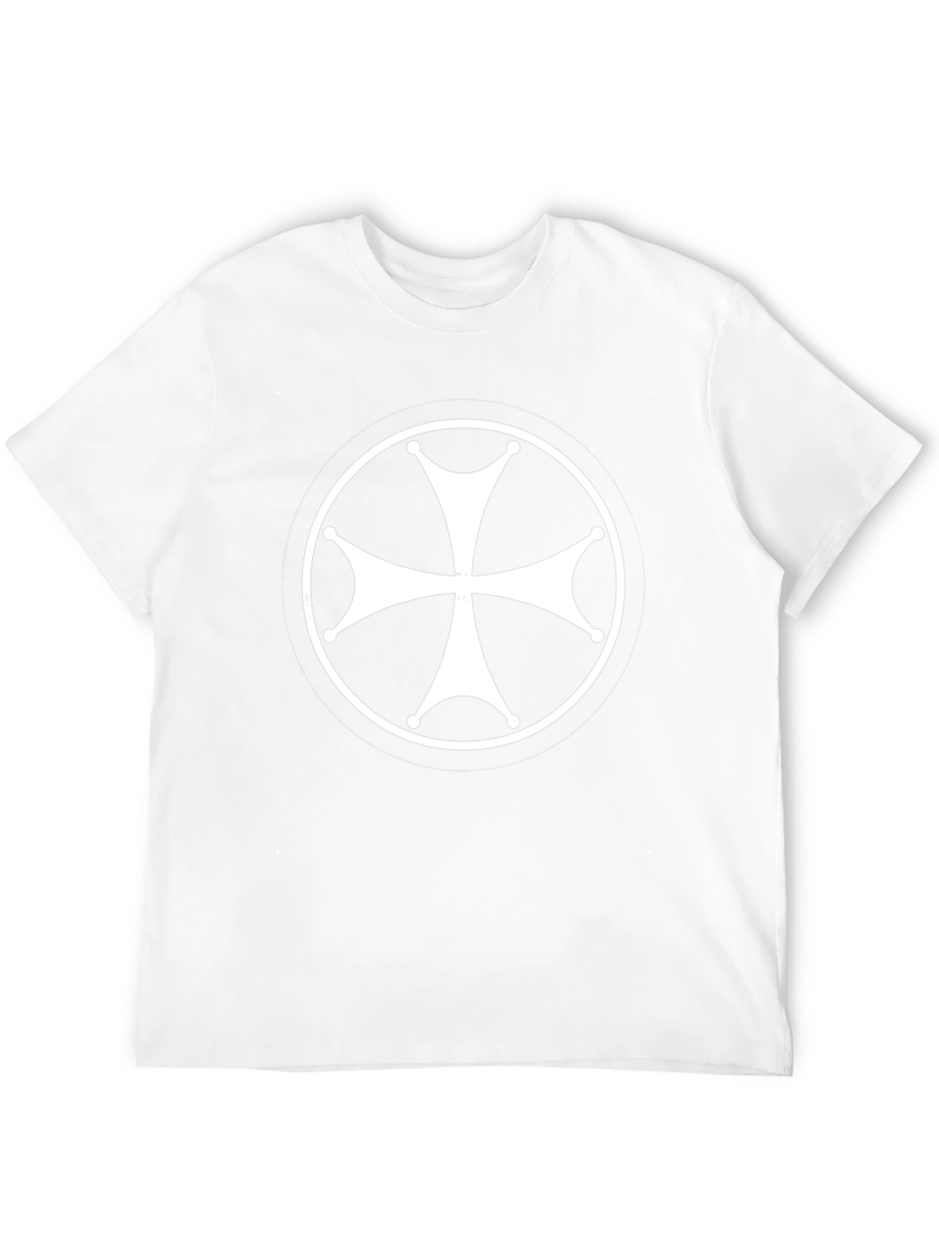 Cross Graphic T-Shirt - Mens Black Cotton Tee