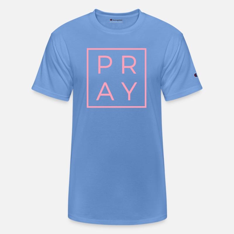 Pray, Christian, Faith, Pink