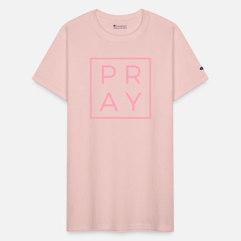 Pray, Christian, Faith, Pink