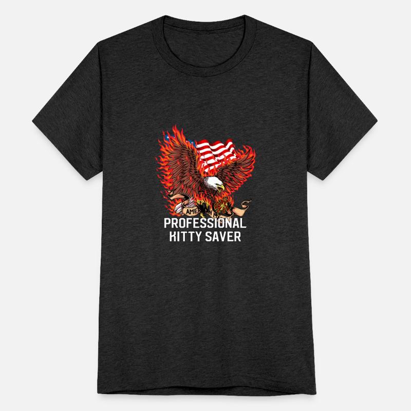 Professional Kitty Saver Firefighter Cat Lover Fir