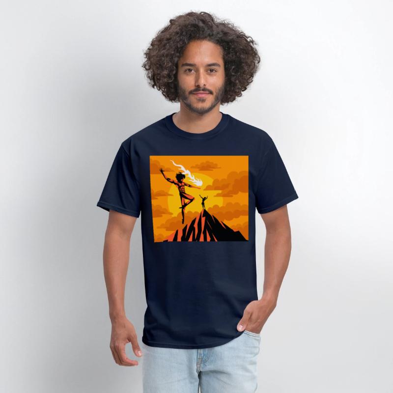 prometheus titan giving fire to human