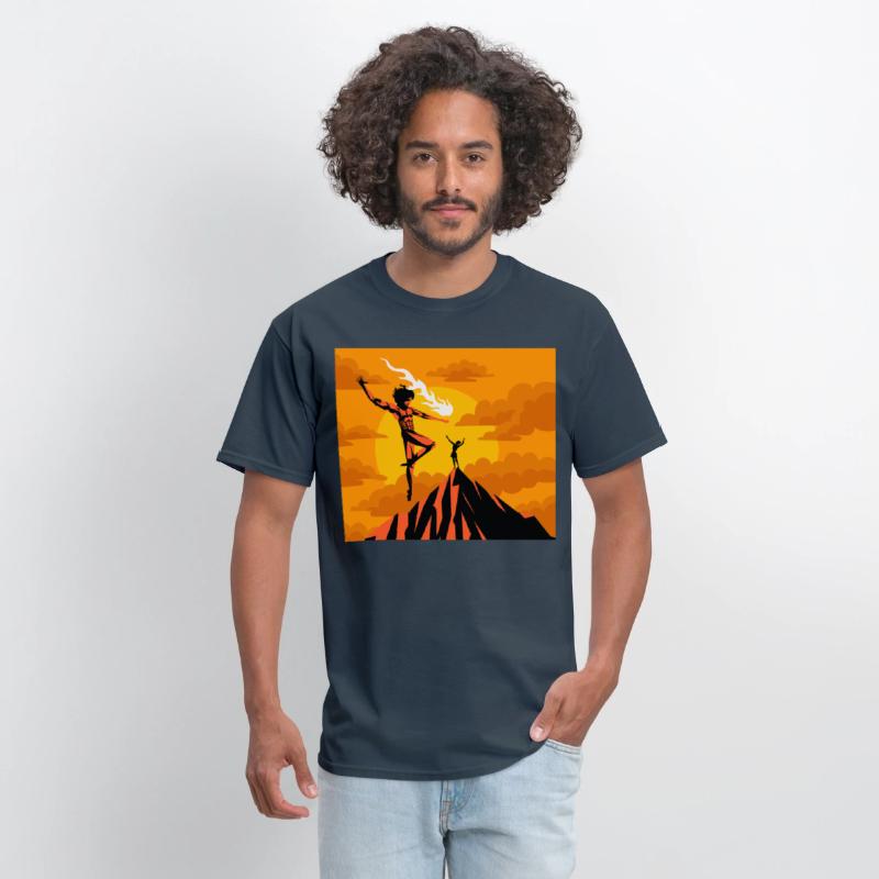 prometheus titan giving fire to human