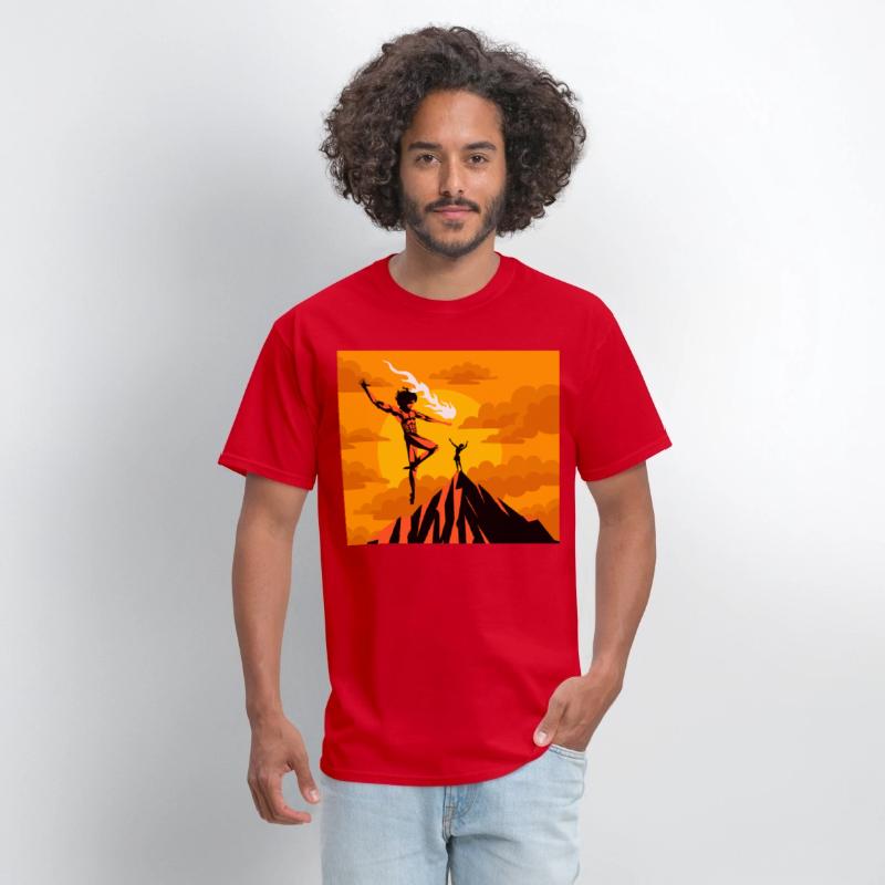 prometheus titan giving fire to human