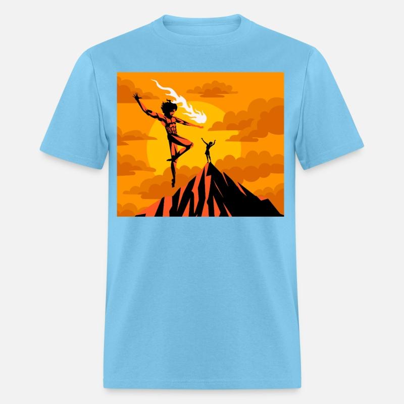 prometheus titan giving fire to human