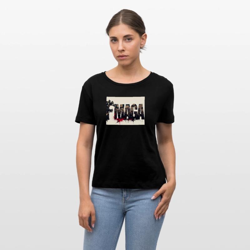 Protest Art with Megaphone and Crowd