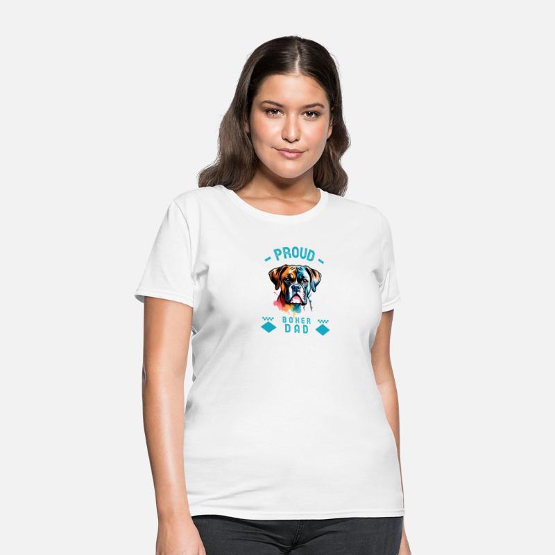Proud boxer dog dad dog lover gift