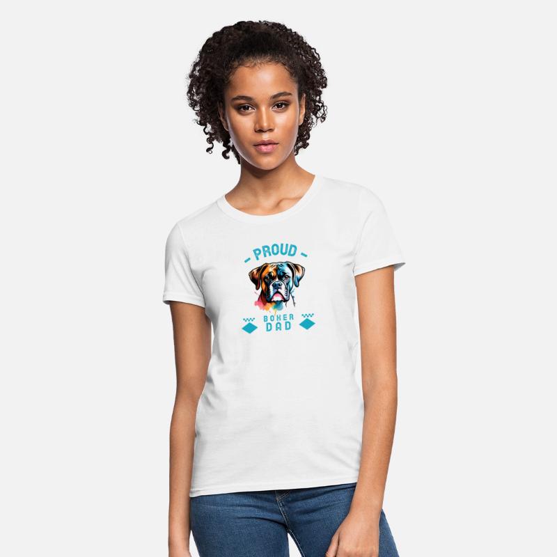 Proud boxer dog dad dog lover gift