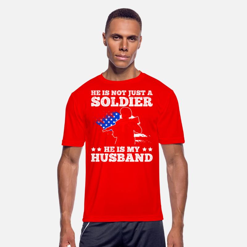 Proud Wife soldier Husband Stars and Stripes USA