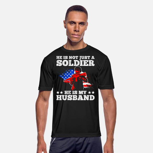 Proud Wife soldier Husband Stars and Stripes USA