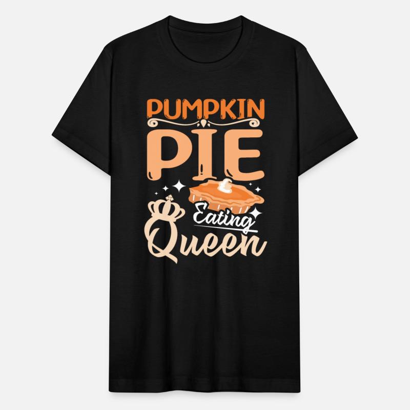 Pumpkin pie eating queen