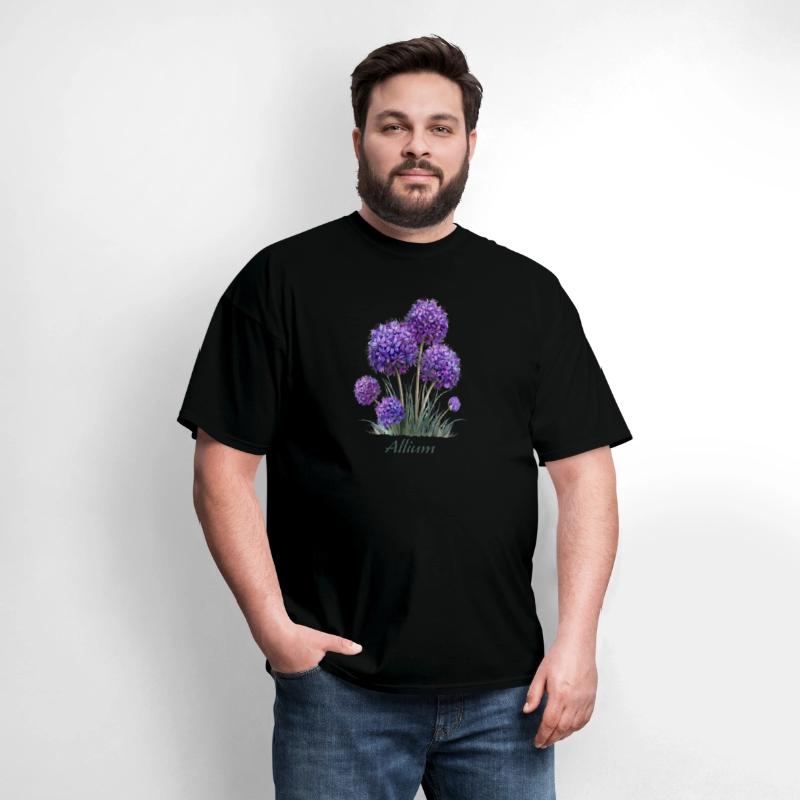 Purple Allium Flowers