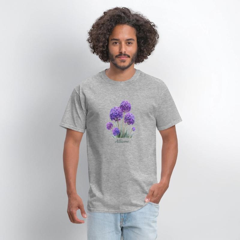 Purple Allium Flowers