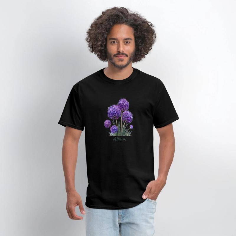 Purple Allium Flowers