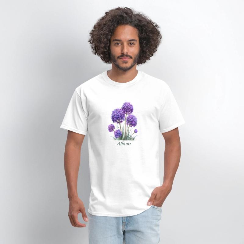 Purple Allium Flowers