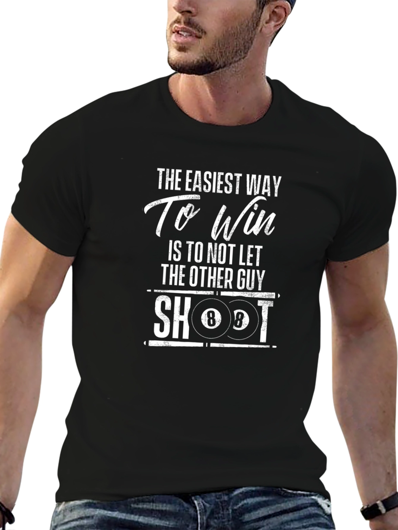 Easiest Way To Win Billiards Graphic T-Shirt