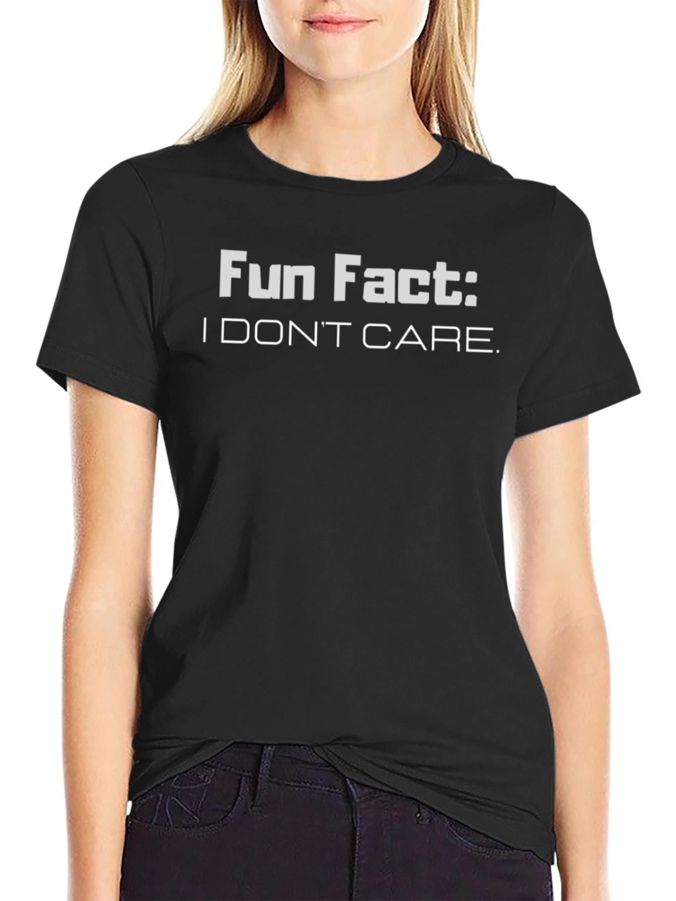 Fun Fact: I Dont Care Graphic T-Shirt