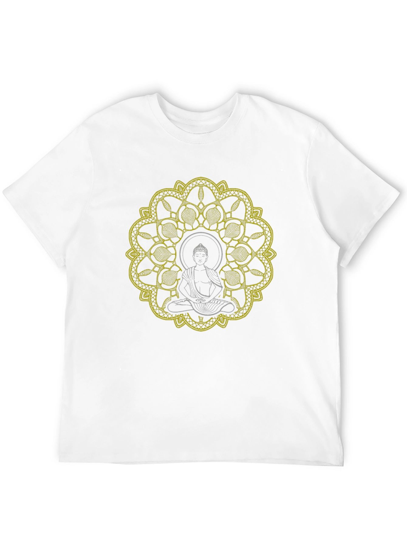 Buddha Mandala Graphic T-Shirt - Black