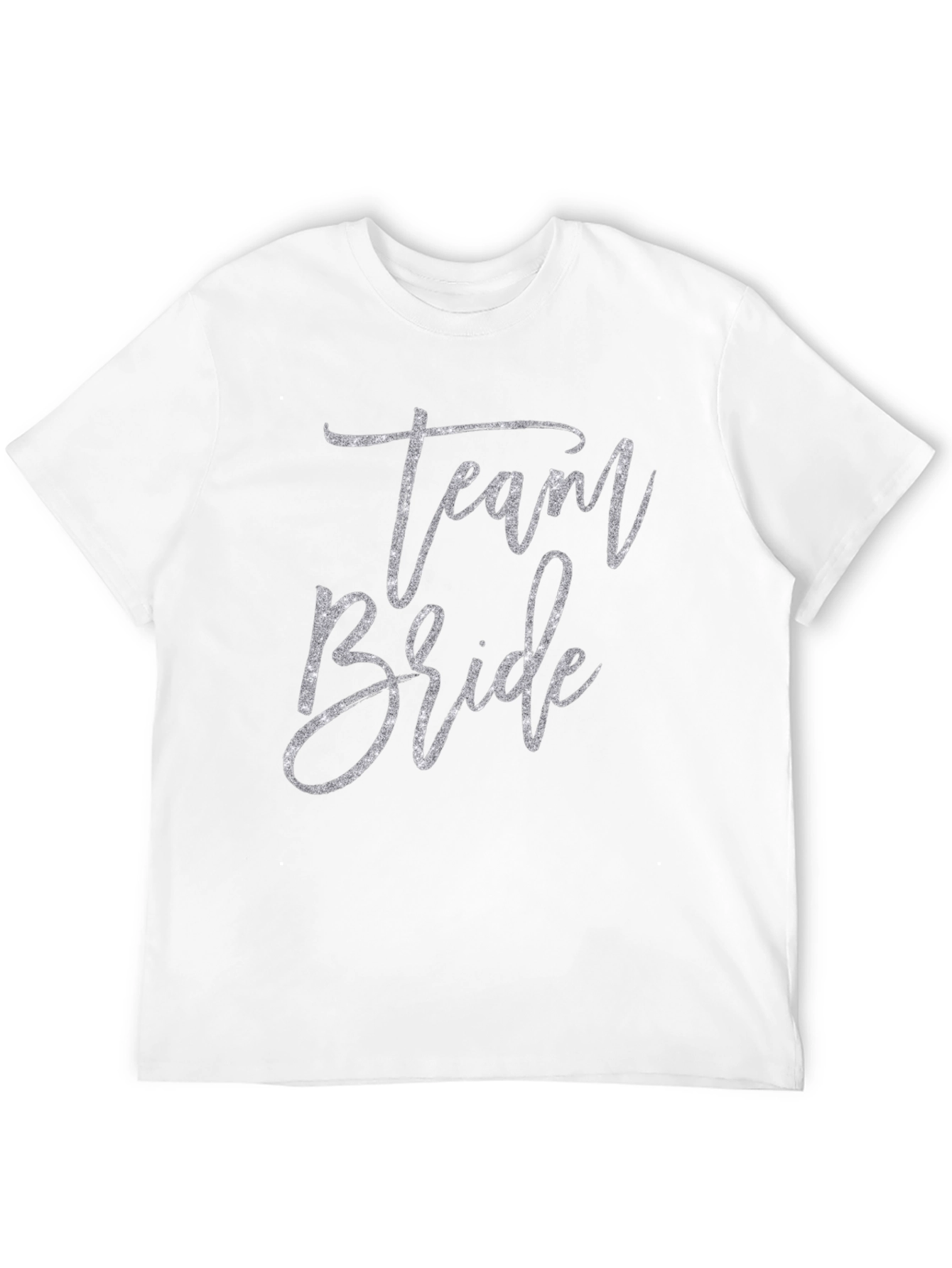 Team Bride Black Crew Neck T-Shirt
