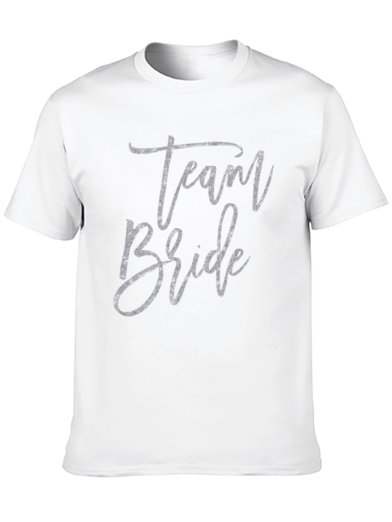 Team Bride Black Crew Neck T-Shirt