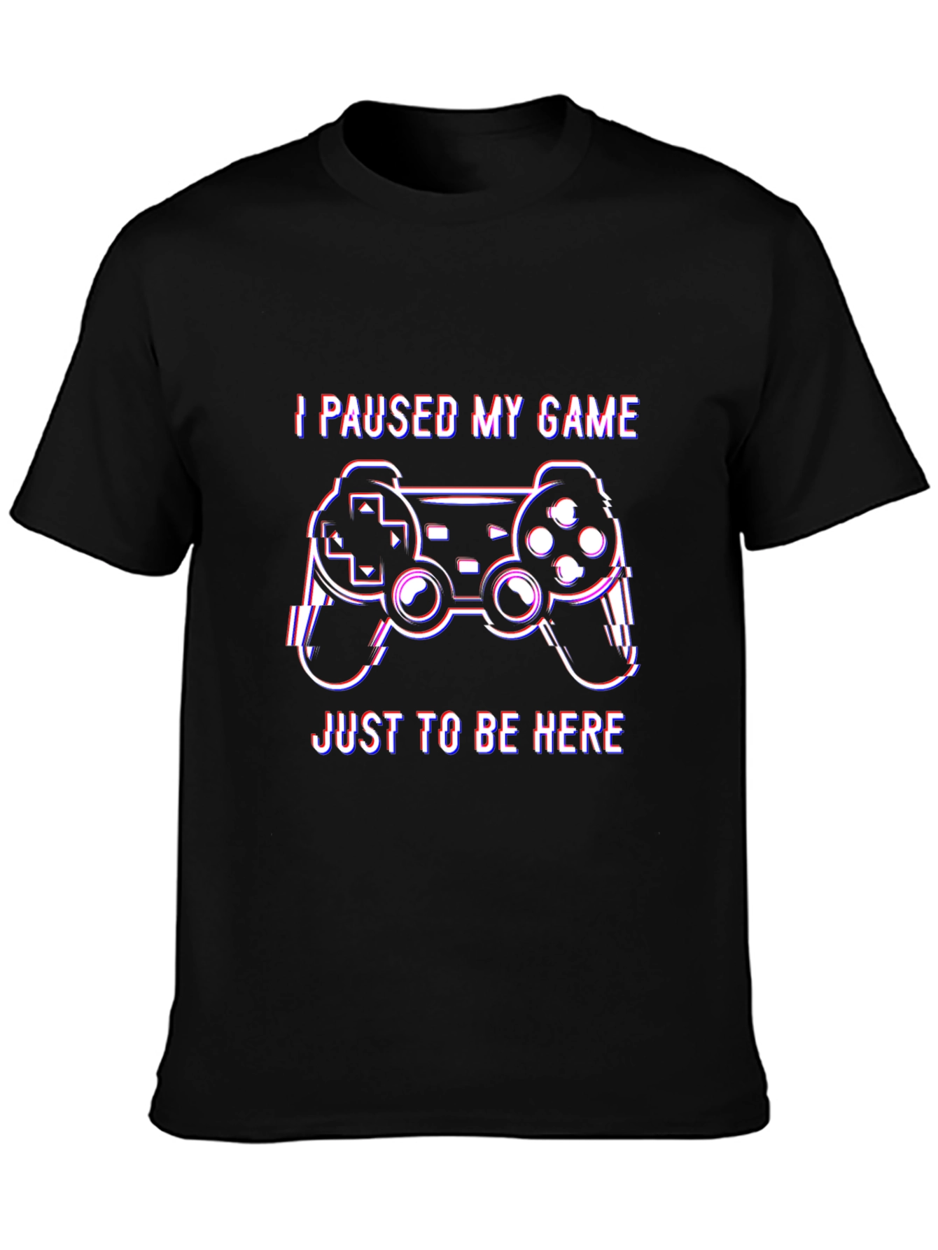 I Paused My Game Graphic Tee - Gamer T-Shirt
