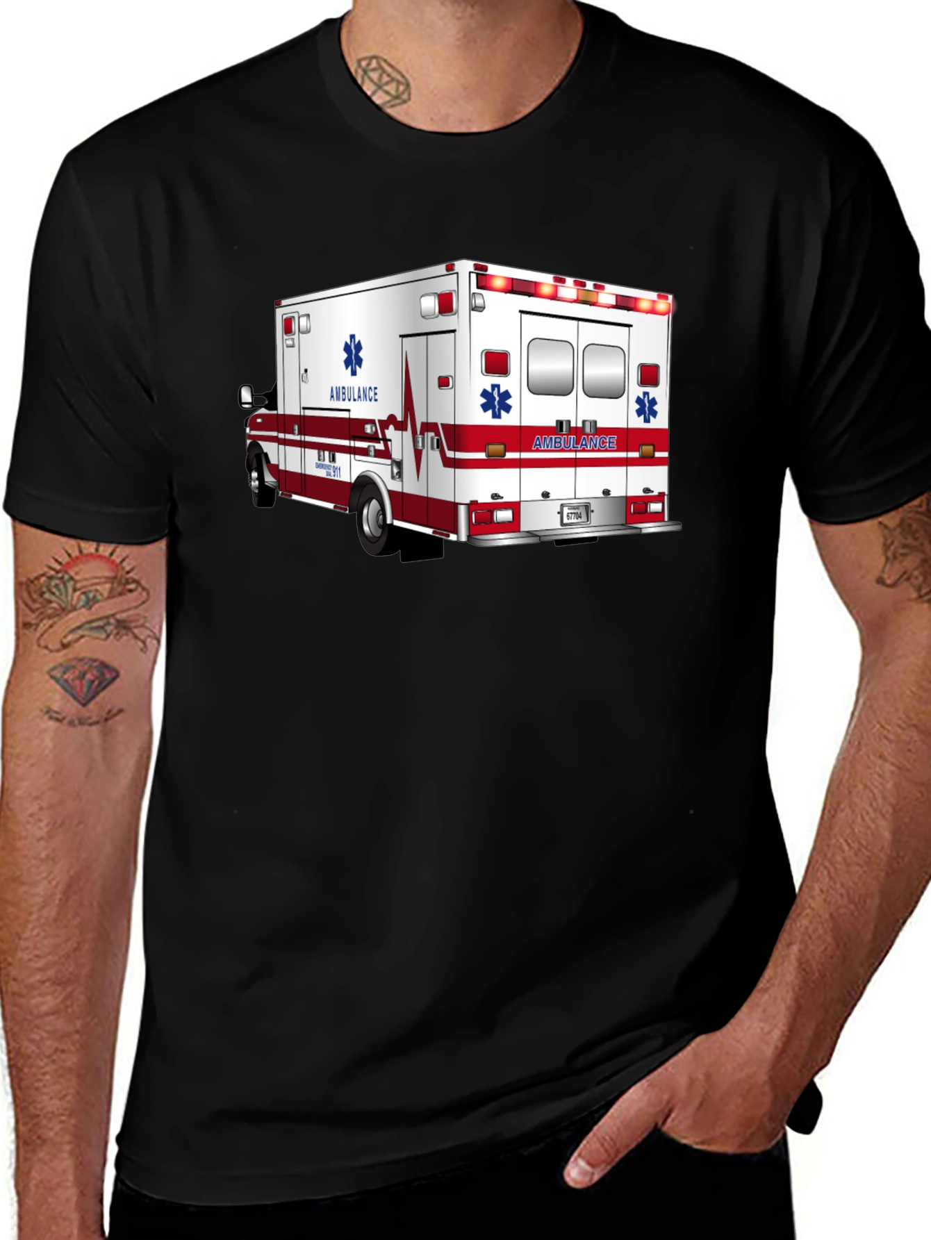 Ambulance Graphic T-Shirt