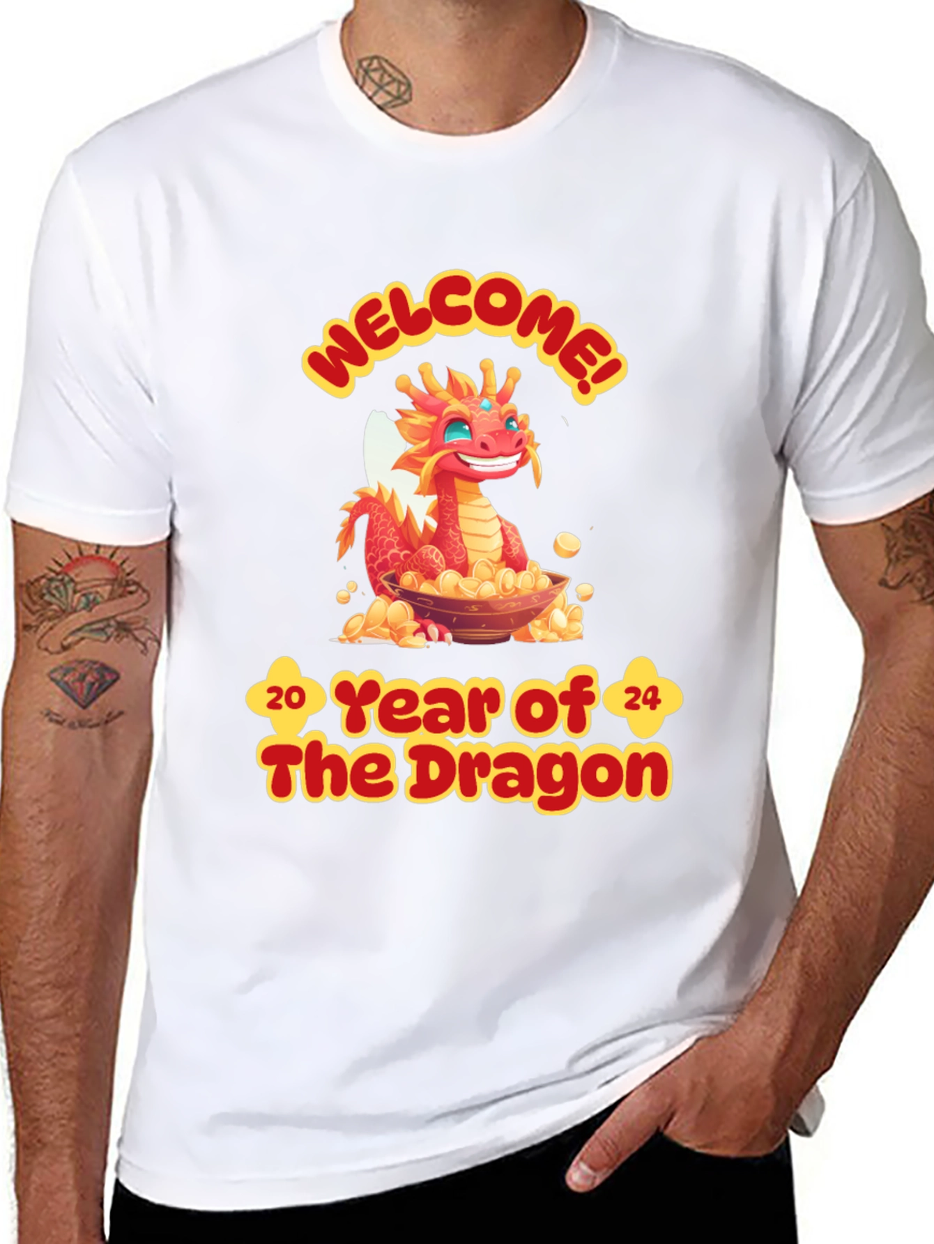Year of The Dragon 2024 Graphic T-Shirt