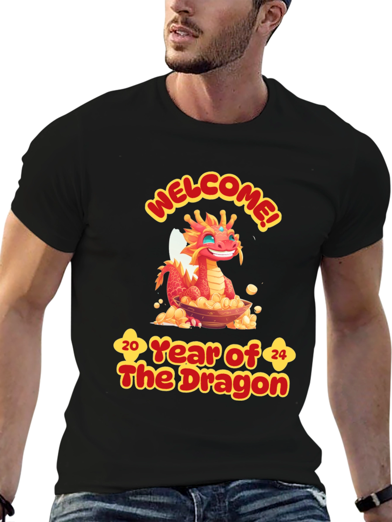 Year of The Dragon 2024 Graphic T-Shirt