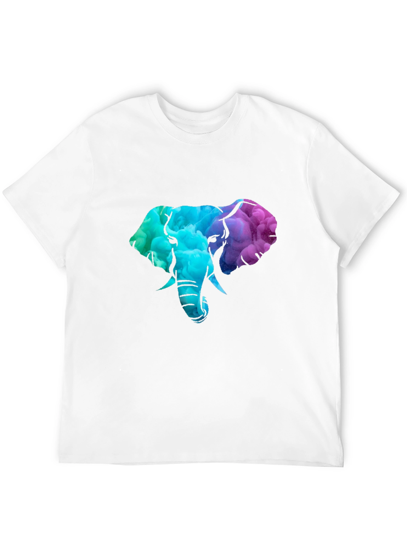 Elephant Head Graphic Tee - Black T-Shirt
