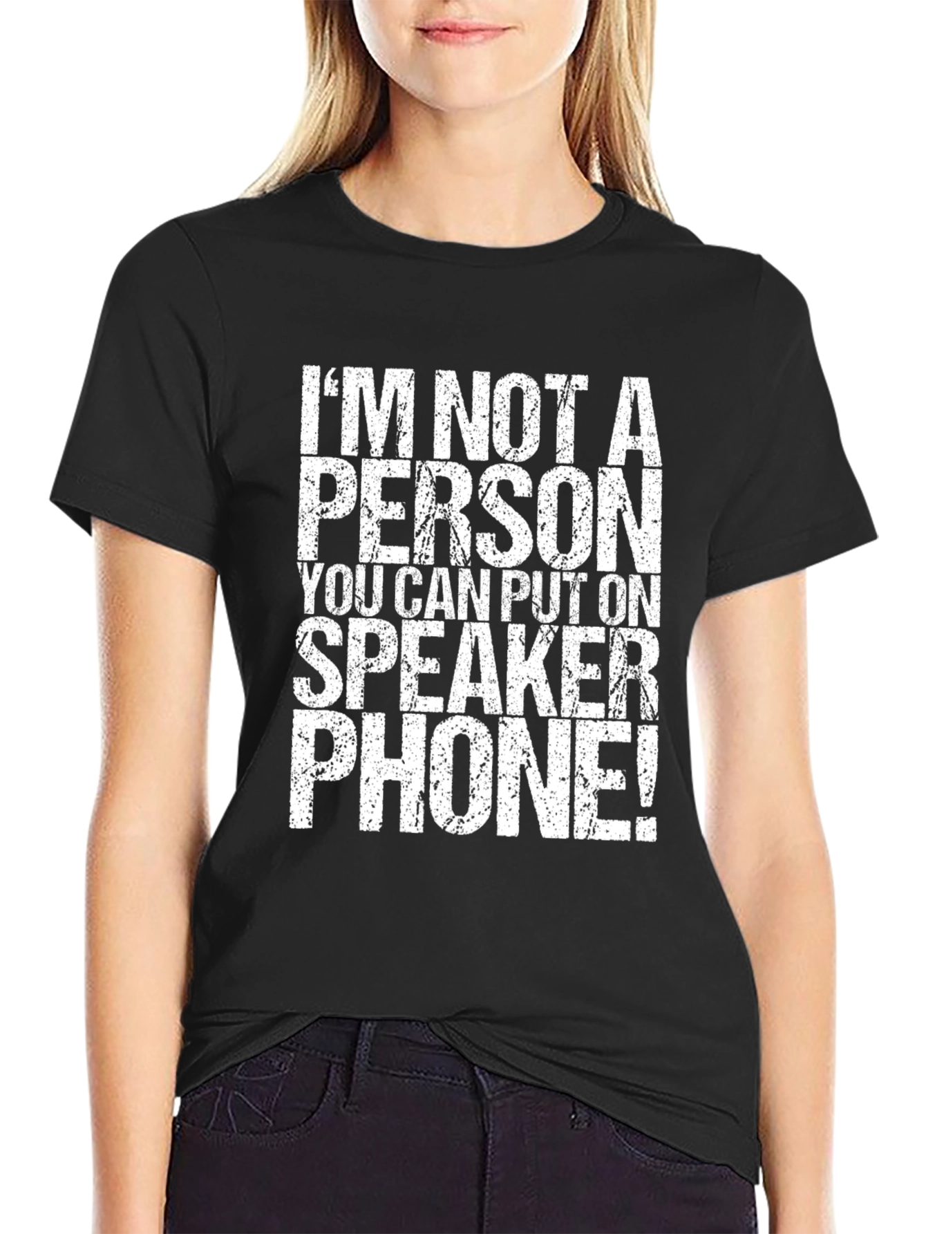 Speaker Phone Sarcastic T-Shirt