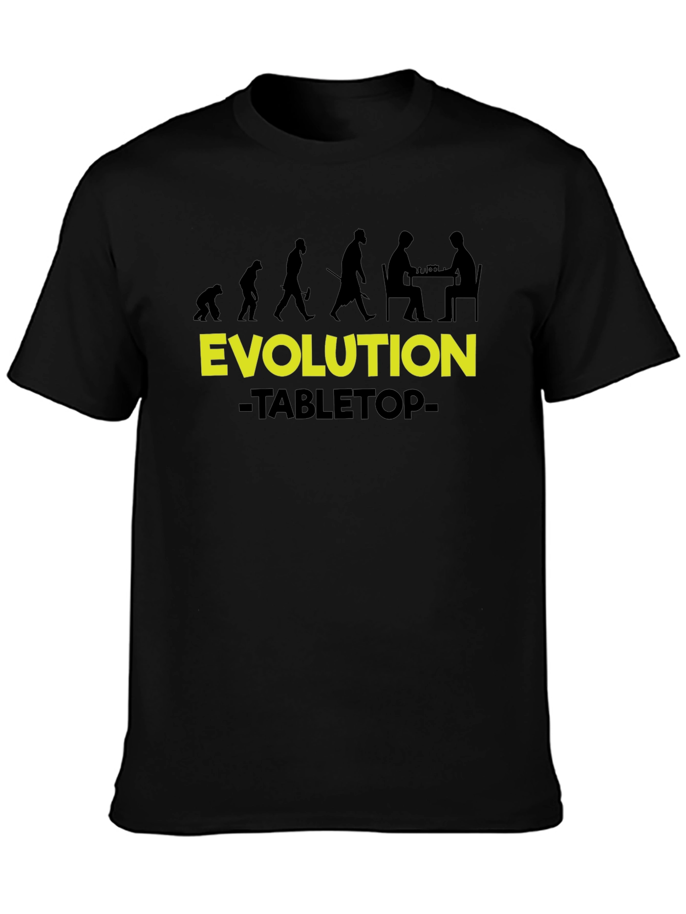 Evolution Tabletop Gamer T-Shirt - Black
