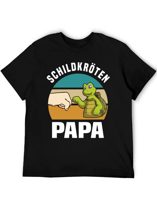 Schildkröten Papa T-Shirt - Turtle Dad Tee