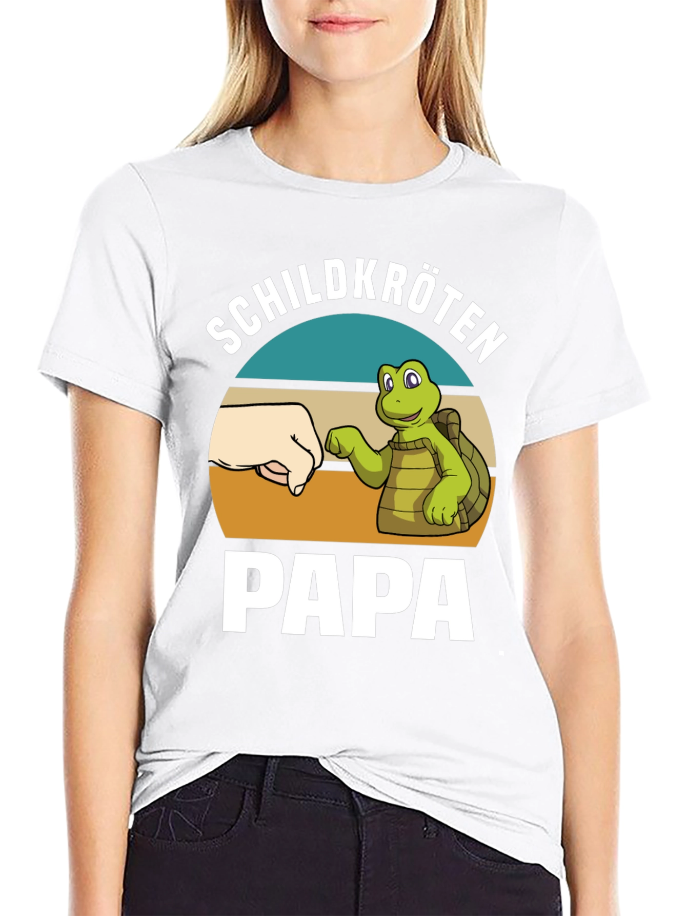 Schildkröten Papa T-Shirt - Turtle Dad Tee