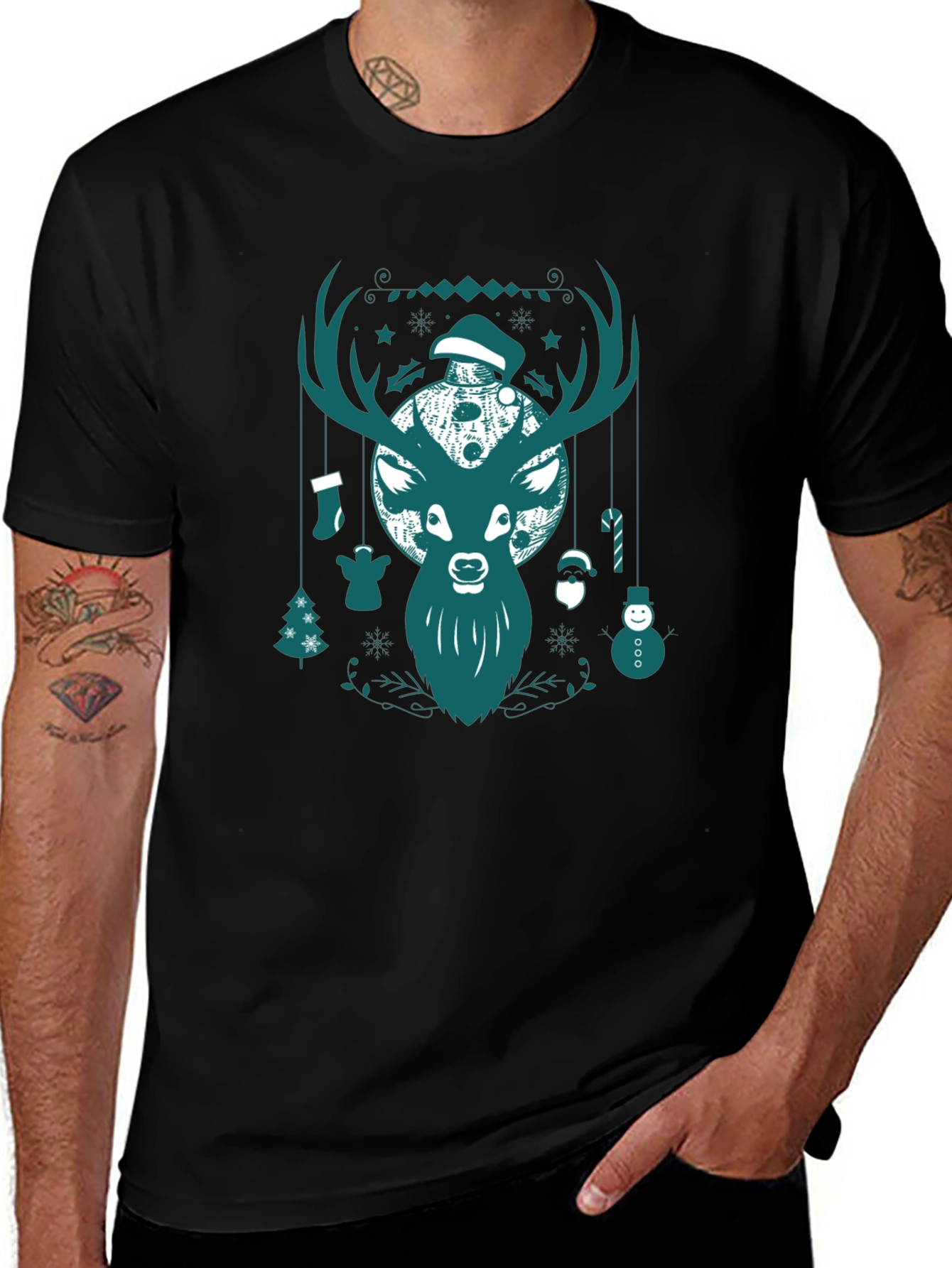 Christmas Deer Graphic Tee
