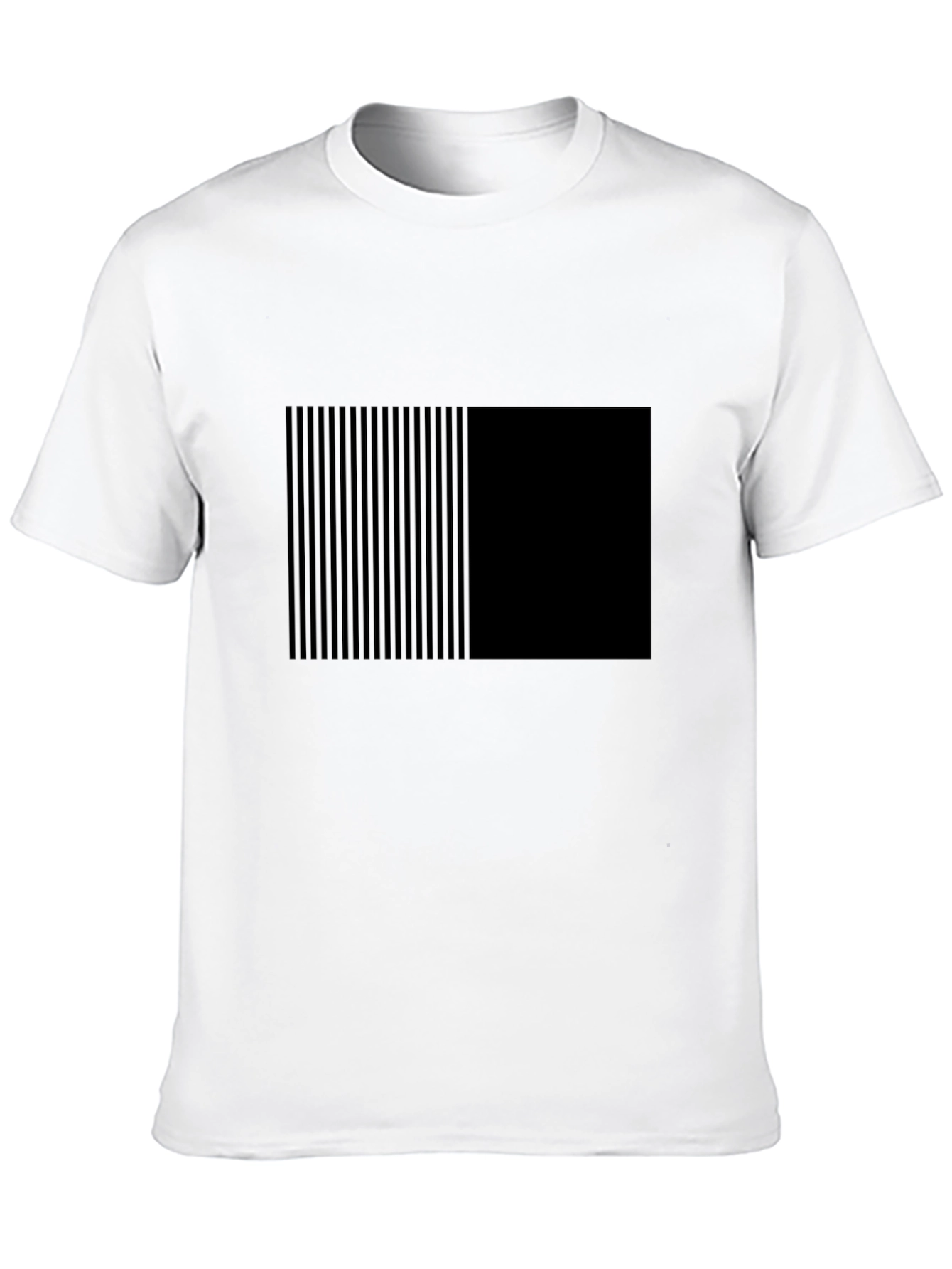Modern Black Graphic Tee - Striking Design