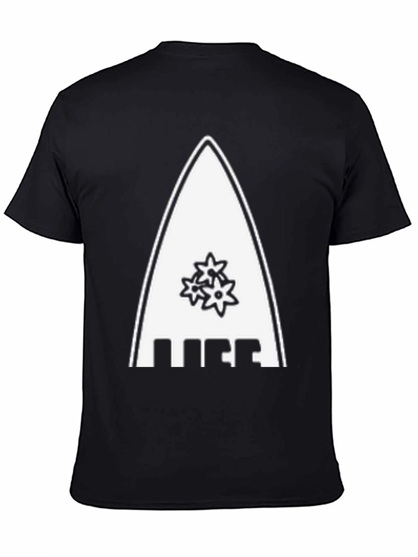 Reef Surfboard Tee - Black Graphic T-Shirt