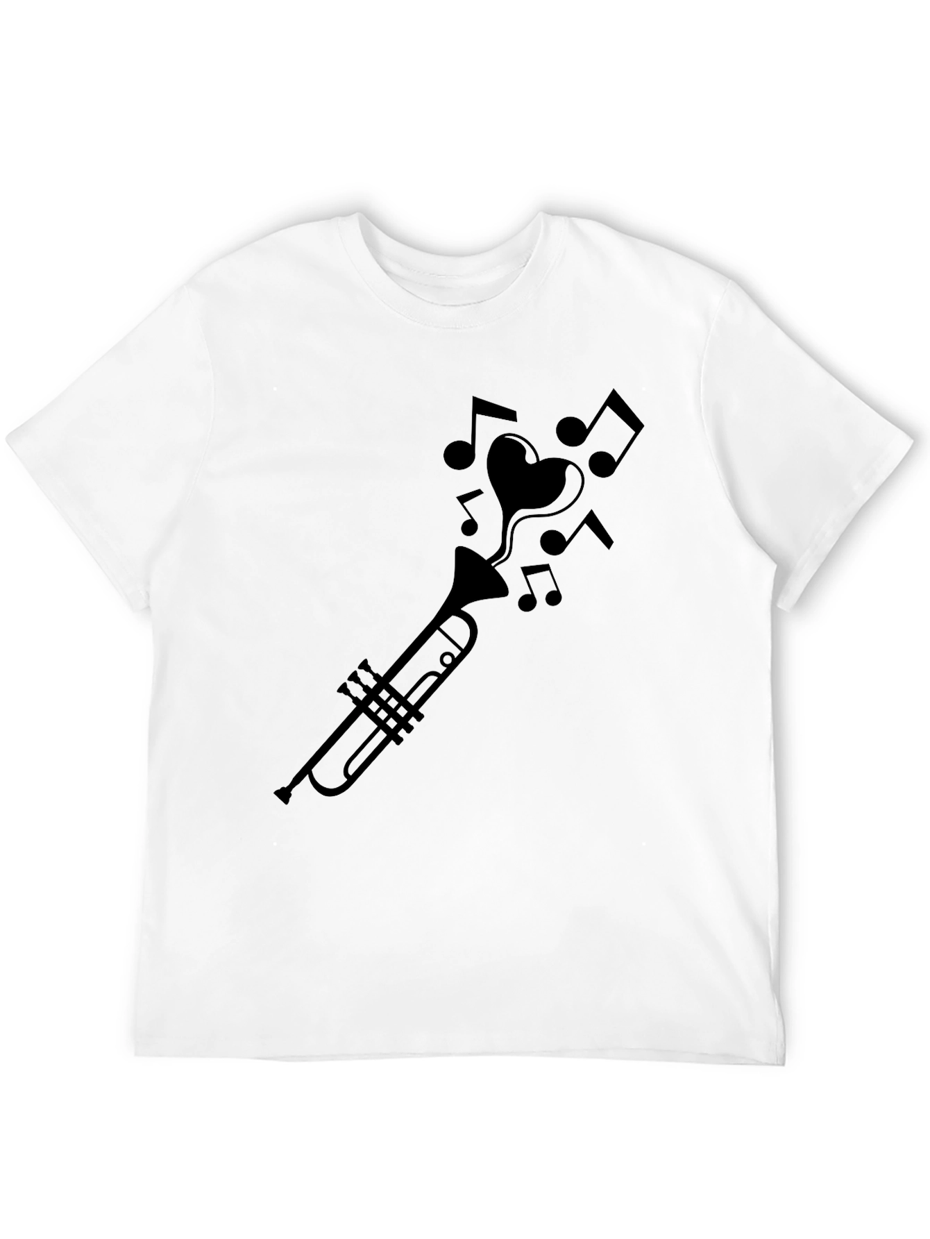Musical Heartbeat T-Shirt - Trumpet Love!