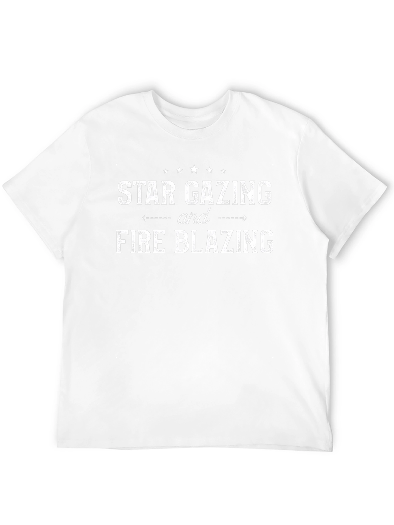 Star Gazing Fire Blazing Graphic T-Shirt